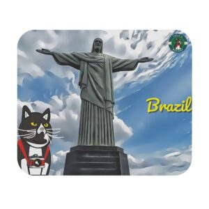 Mouse Pad Tuxie in Brazil (Rectangle)