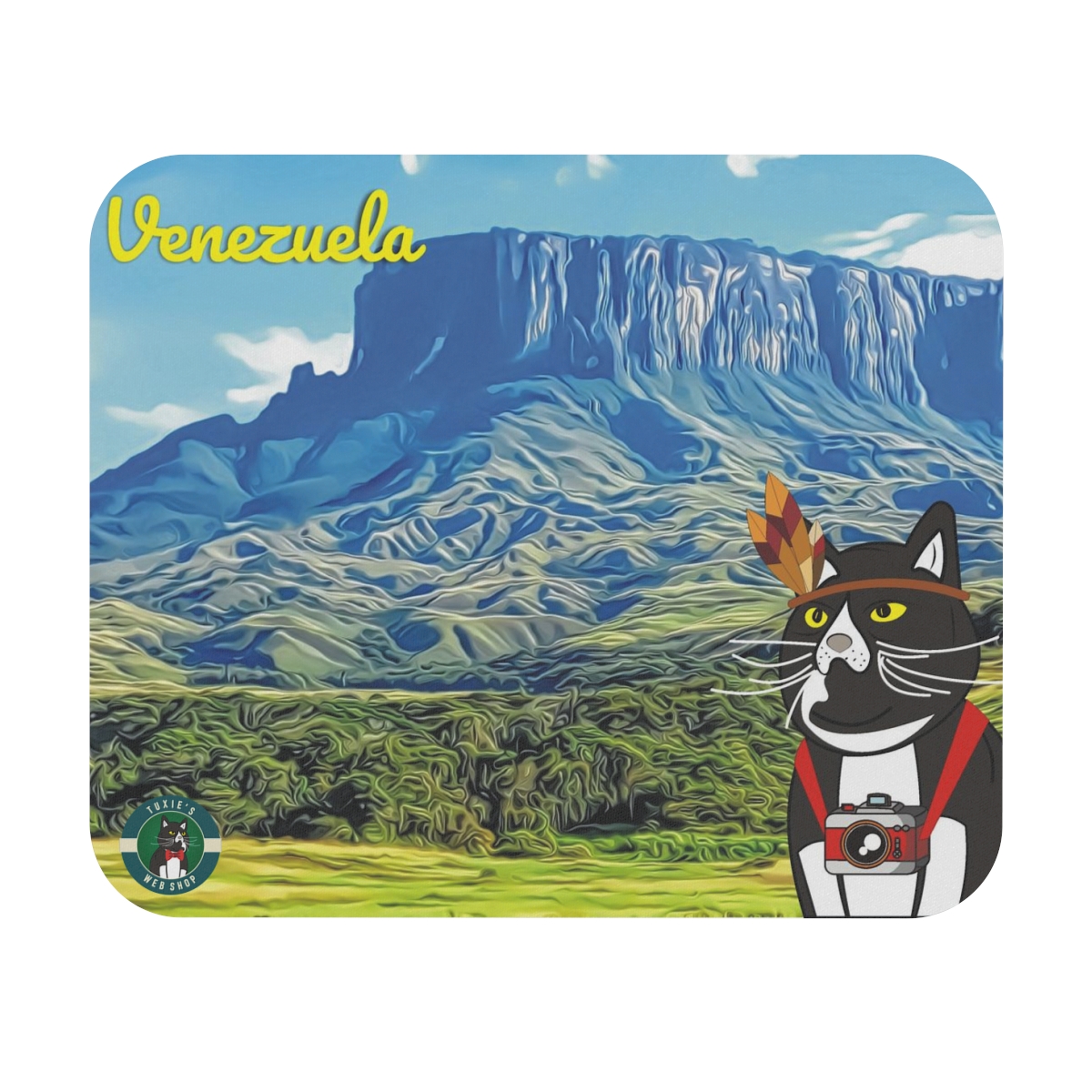 Mouse Pad Tuxie in Venezuela (Rectangle)